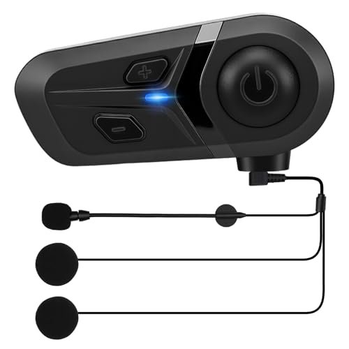 Auricolare Bluetooth per Moto, Cuffie per Casco da Motocicli