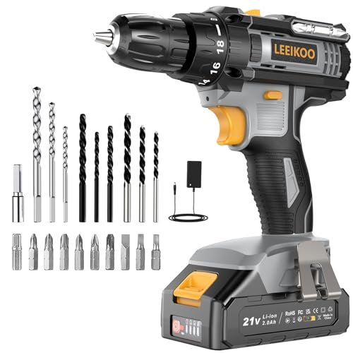 Avvitatore a Batteria, LEEIKOO Trapano Avvitatore Batteria 2