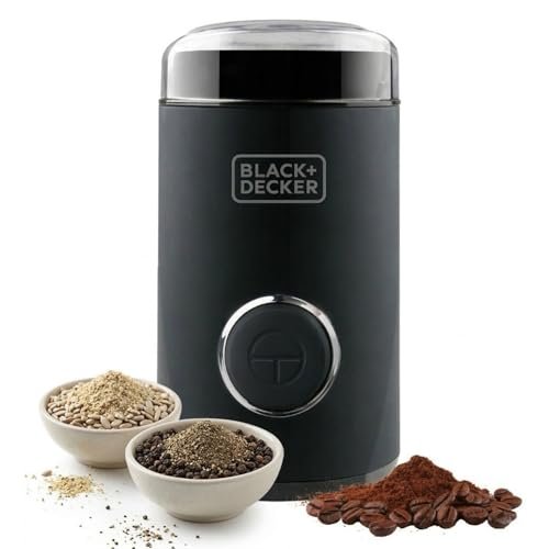 BLACK+DECKER BXCG150E - Macinacaffè Elettrico 150W | Serbat