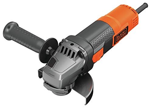 BLACK+DECKER Smerigliatrice angolare 900W-115MM. Motore da 9