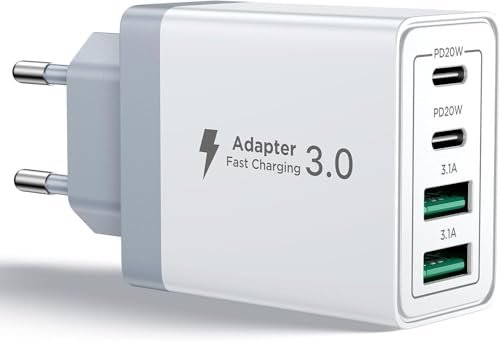 Caricatore USB C Rapido 40W 4Porto Presa USB Caricatore Mult