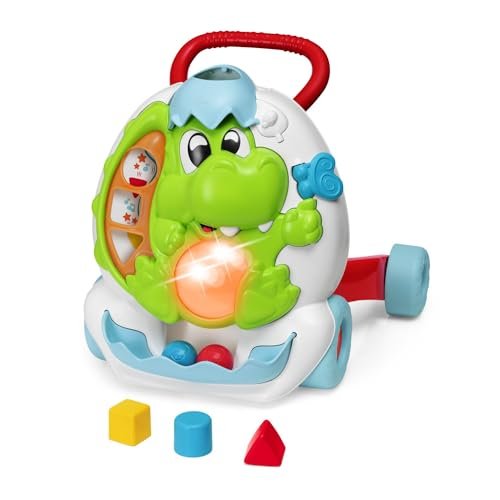 Chicco Gioco Primipassi Dinosauro, 2in1 Evolutivo, Girello e