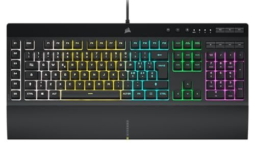 Corsair K55 RGB PRO Tastiera da Gioco Cablata a Membrana –
