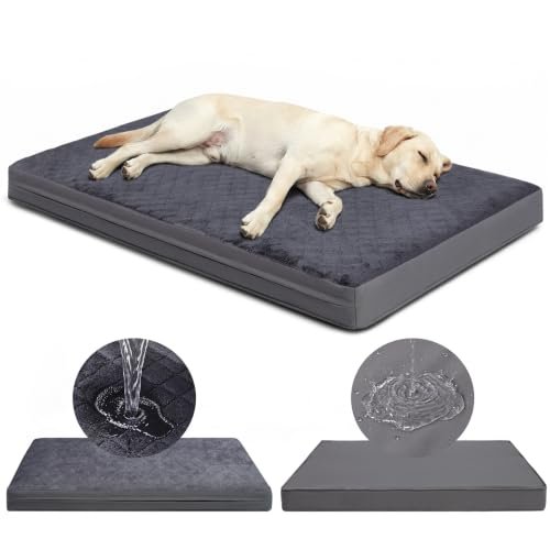 Cuccia Cane Interno Taglia Grande-104x68x8cm, Impermeabile C