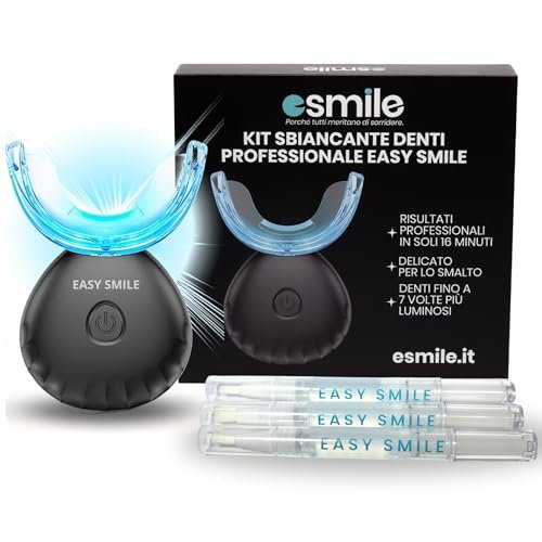 esmile Kit Sbiancante Denti Professionale con 16 Luci LED