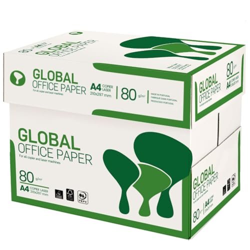 GLOBAL OFFICE PAPER carta A4 per stampante - 80gr - confezio