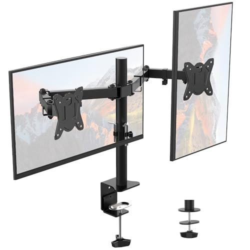 GRIFEMA GB2001-2 Supporto Doppio Monitor 13-32" Braccio VESA
