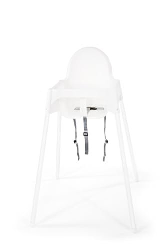 Ikea Antilop - Seggiolino per Bambini con Cintura, Bianco