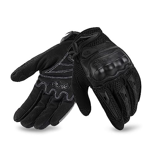 IRON JIA’S Guanti Moto Uomo Estivi Touch screen Leggero Im