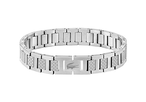 Lacoste Braccialetto a maglie da uomo Collezione METROPOLE D