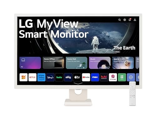 LG 32SR50F Smart Monitor 32" Full HD LED IPS, 1920x1080, Aud
