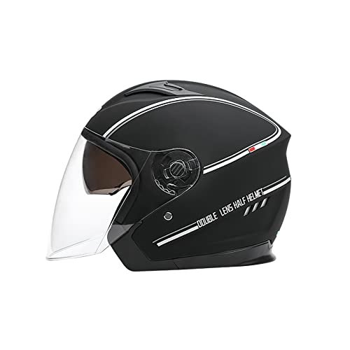 LIONCIANO Casco Semiaperto Adulto con Doppia Visiera, Casco 