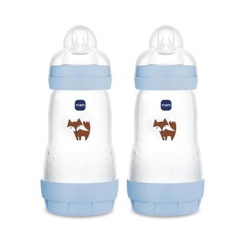 MAM Biberon Anticolica Easy Start 260 ml (Set da 2), Tettare