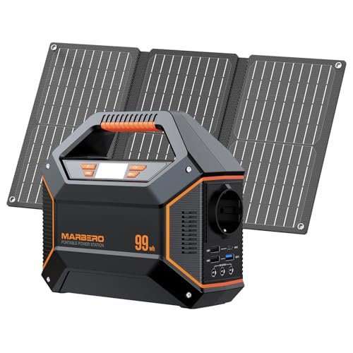 MARBERO Generatore di Corrente Portatile 99Wh con Pannello S