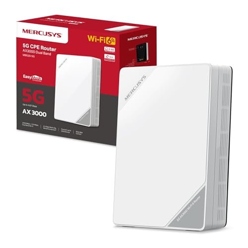 Mercusys TP-Link MB520-5G Router 5G con Sim, WiFi 6 Dual-Ban