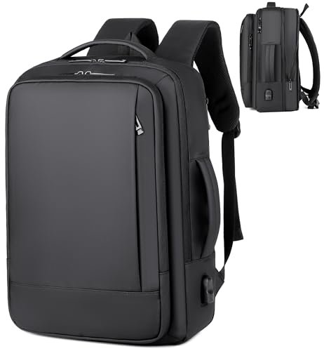 Mixroom - Zaino da Viaggio Porta PC Estendibile Per Uomo Val