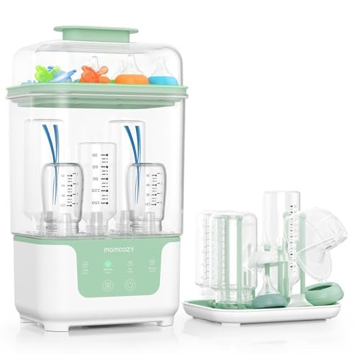 Momcozy Sterilizzatore Biberon e Asciugatrice 4-in-1 Compatt