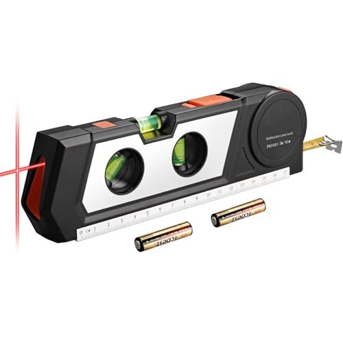 Neoteck Livella Laser 4 in 1 con 3m/9.8ft Metro Nastro+Livel