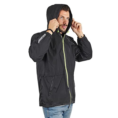 PERLETTI Giacca Impermeabile Uomo Antivento Leggera - Imperm