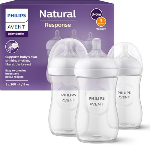 Philips Avent Biberon Natural Response - 3 biberon da 260 ml