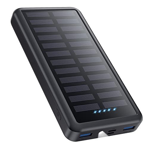 Power Bank USB C 26800mAh, Solare Caricabatterie Portatile 1