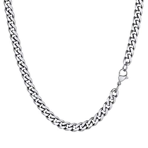 PROSTEEL Collana Uomo a Catena Barbazzale Cubana Grande Robu