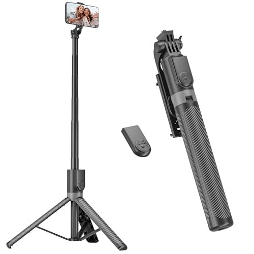RISEOFLE 180cm Treppiede Smartphone, Bastone Selfie con Tele