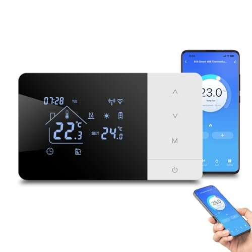 Termostato intelligente WiFi,per app Tuya Regolatore di temp