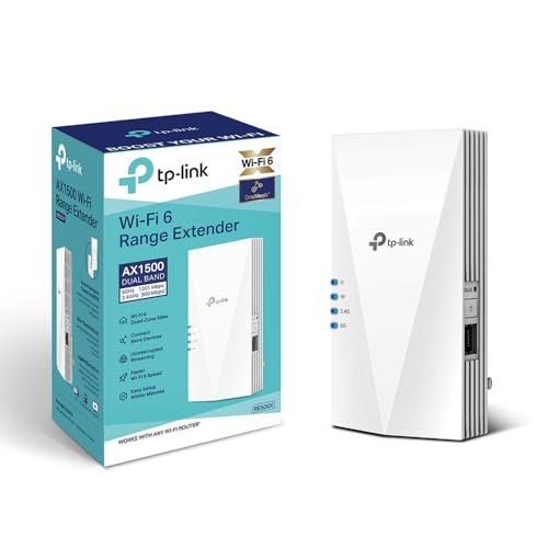 TP-Link RE500X Ripetitore Wi-Fi 6 AX1500Mbps, Dual-Band, 2 A