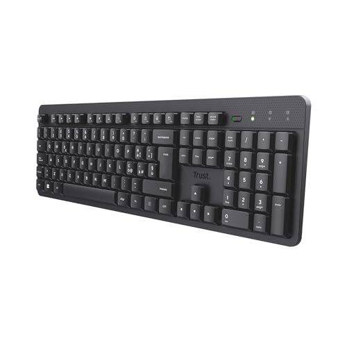 Trust Ody II Tastiera Wireless Silenziosa Layout Italiano QW
