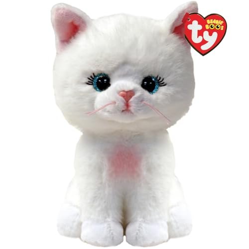 TY Beanie Boos - Amelia la Gattina con Occhi Azzurri Grandi 