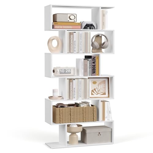 VASAGLE CUSTOS Collezione - Scaffale a 6 Ripiani, Libreria,