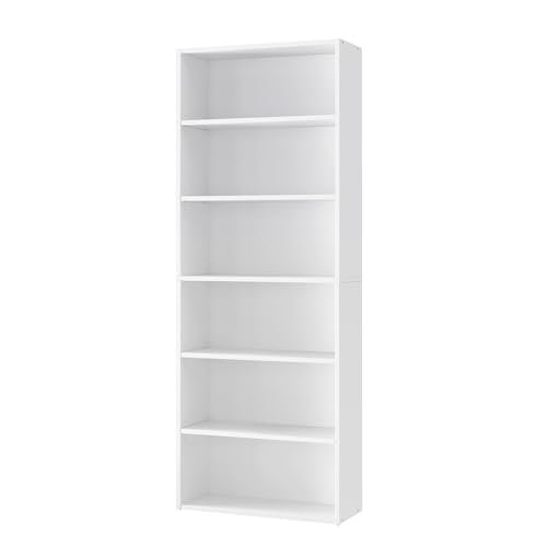 VASAGLE Scaffale a 6 Ripiani, Libreria, Scaffalatura Portaog