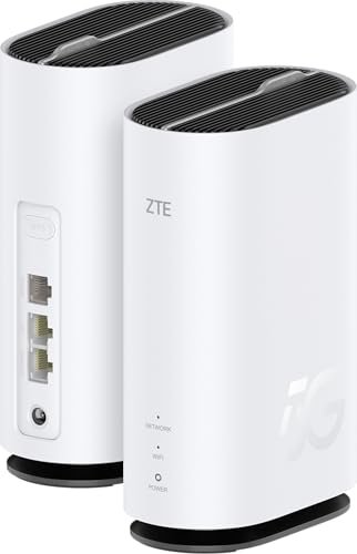 ZTE G5C Modem Router 5G con SIM, WI-Fi 6 dual-band AX1800, 2