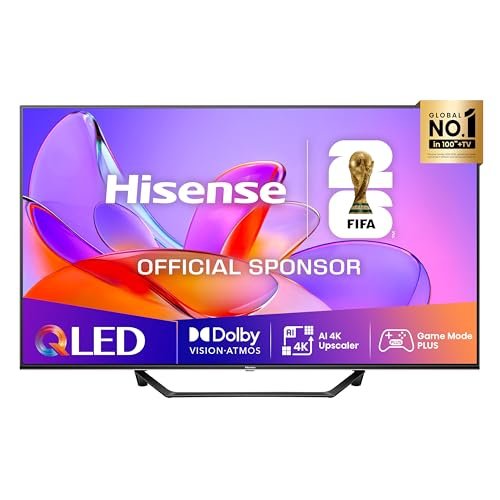 Hisense TV 43 pollici QLED 4K 43A72Q Smart TV Dolby Vision