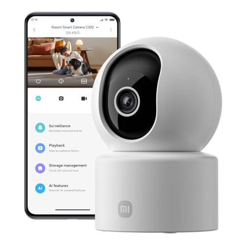 Xiaomi C302 telecamera WiFi interno 2K privacy shield
